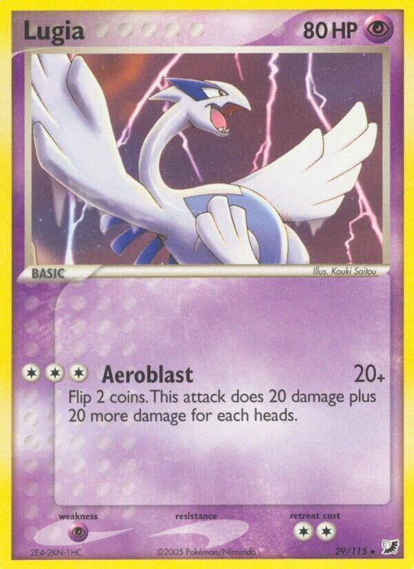 Lugia 029/117 — EX Unseen Forces (English Pokémon TCG card)