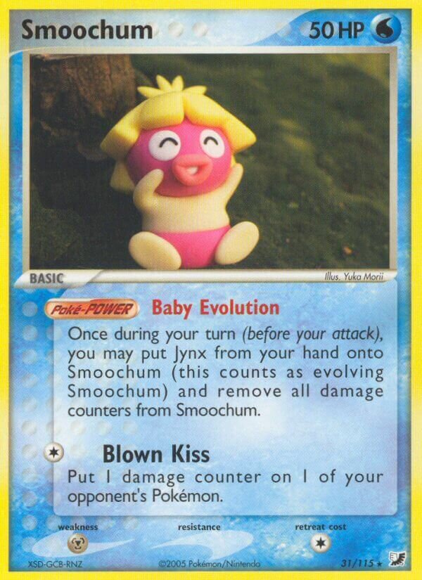 Smoochum 031/117 — EX Unseen Forces (English Pokémon TCG card)