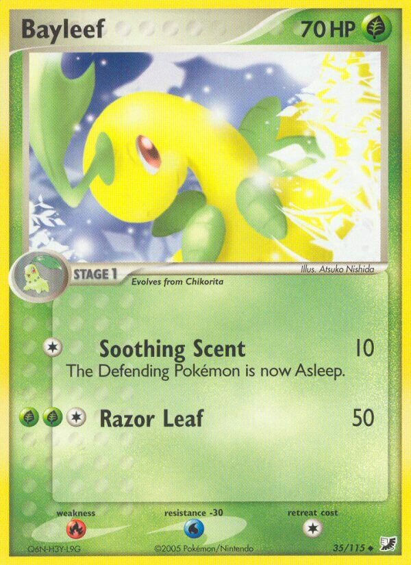 Bayleef 035/117 — EX Unseen Forces (English Pokémon TCG card)