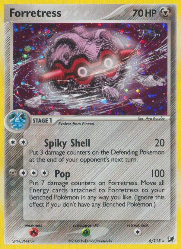 Forretress 006/117 — EX Unseen Forces (English Pokémon TCG card)