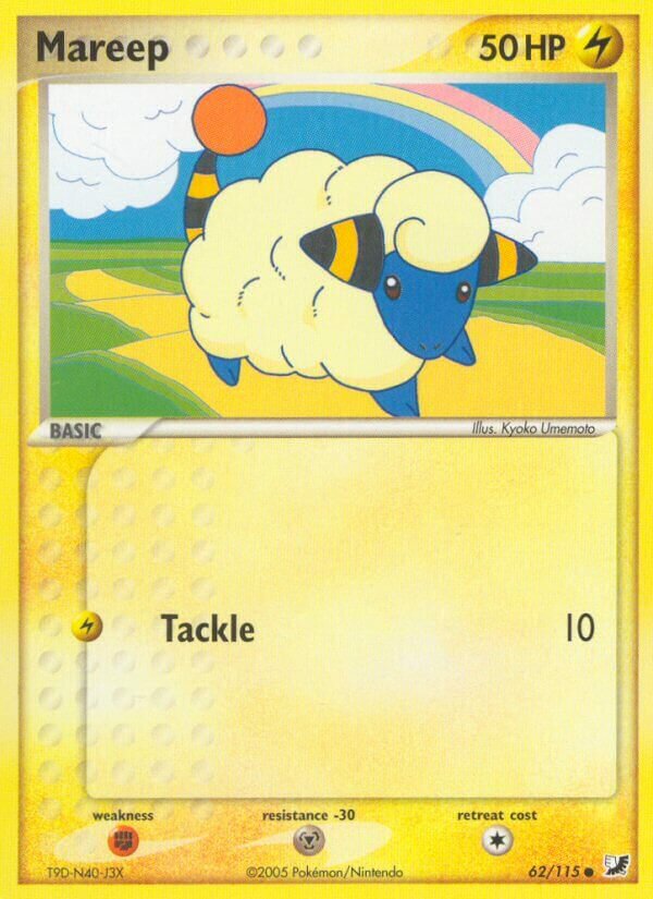Mareep 062/117 — EX Unseen Forces (English Pokémon TCG card)