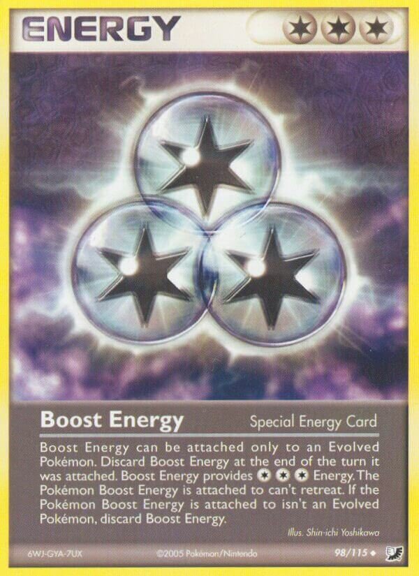 Boost Energy 098/117 — EX Unseen Forces (English Pokémon TCG card)