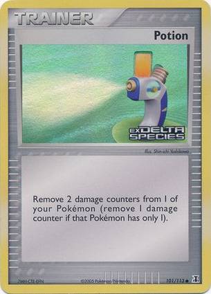 Potion 101 — EX Delta Species Additionals (English Pokémon TCG card)