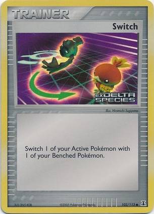 Switch 102 — EX Delta Species Additionals (English Pokémon TCG card)