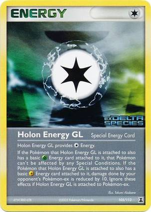 Holon Energy GL 105 — EX Delta Species Additionals (English Pokémon TCG card)