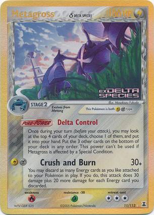 Metagross 11 — EX Delta Species Additionals (English Pokémon TCG card)