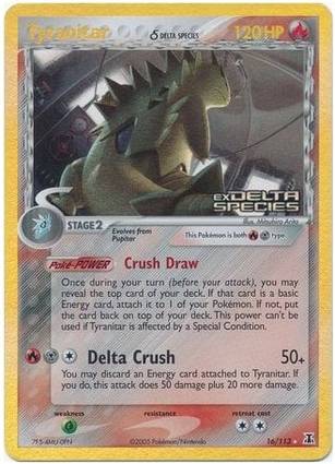 Tyranitar 16 — EX Delta Species Additionals (English Pokémon TCG card)