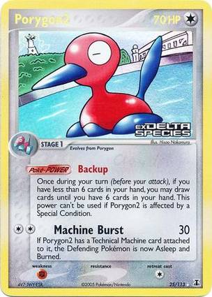 Porygon2 25 — EX Delta Species Additionals (English Pokémon TCG card)
