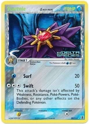 Starmie 30 — EX Delta Species Additionals (English Pokémon TCG card)