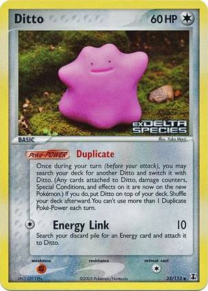 Ditto 35 — EX Delta Species Additionals (English Pokémon TCG card)