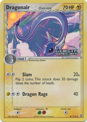 Dragonair 41 — EX Delta Species Additionals (English Pokémon TCG card)
