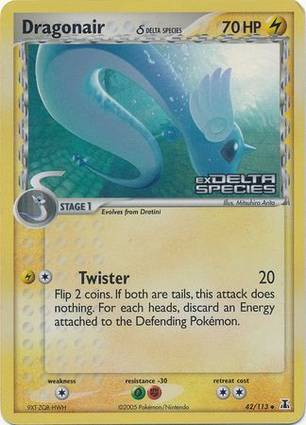 Dragonair 42 — EX Delta Species Additionals (English Pokémon TCG card)