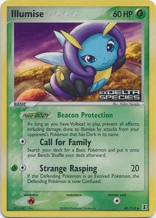 Illumise 45 — EX Delta Species Additionals (English Pokémon TCG card)