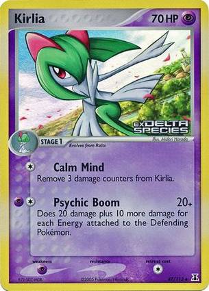 Kirlia 47 — EX Delta Species Additionals (English Pokémon TCG card)