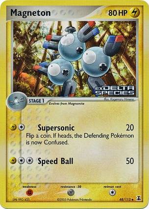 Magneton 48 — EX Delta Species Additionals (English Pokémon TCG card)