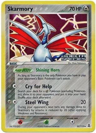 Skarmory 55 — EX Delta Species Additionals (English Pokémon TCG card)