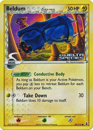 Beldum 59 — EX Delta Species Additionals (English Pokémon TCG card)