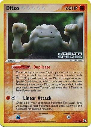 Ditto Geodude 62 — EX Delta Species Additionals (English Pokémon TCG card)