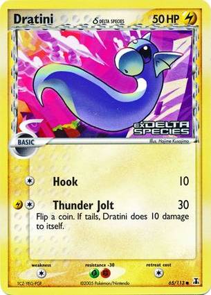 Dratini 65 — EX Delta Species Additionals (English Pokémon TCG card)
