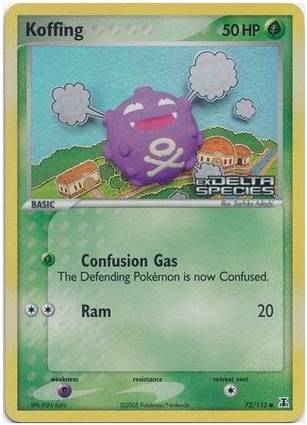 Koffing 72 — EX Delta Species Additionals (English Pokémon TCG card)