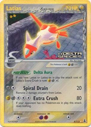 Latias 8 — EX Delta Species Additionals (English Pokémon TCG card)
