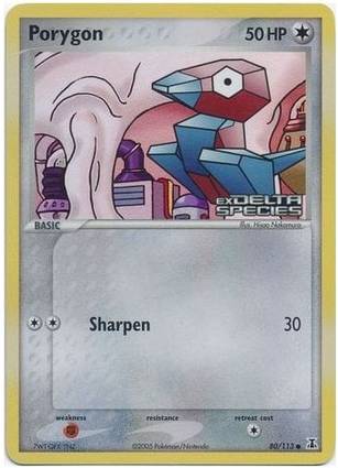 Porygon 80 — EX Delta Species Additionals (English Pokémon TCG card)