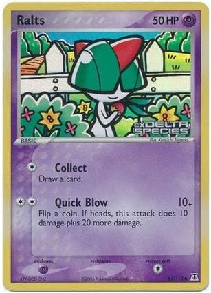 Ralts 81 — EX Delta Species Additionals (English Pokémon TCG card)