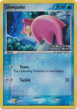 Slowpoke 83 — EX Delta Species Additionals (English Pokémon TCG card)