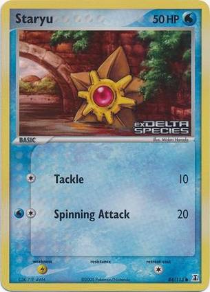 Staryu 84 — EX Delta Species Additionals (English Pokémon TCG card)