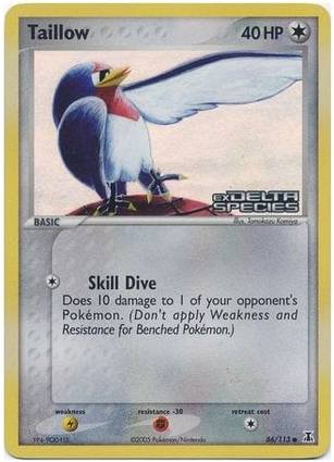 Taillow 86 — EX Delta Species Additionals (English Pokémon TCG card)