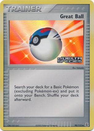 Great Ball 90 — EX Delta Species Additionals (English Pokémon TCG card)