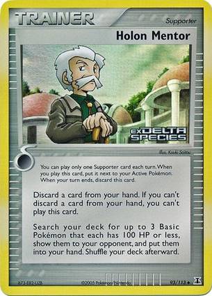 Holon Mentor 93 — EX Delta Species Additionals (English Pokémon TCG card)