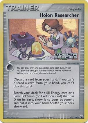 Holon Researcher 95 — EX Delta Species Additionals (English Pokémon TCG card)