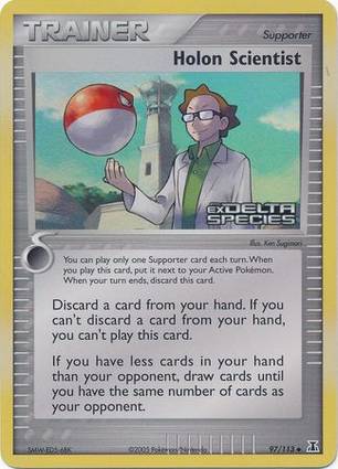Holon Scientist 97 — EX Delta Species Additionals (English Pokémon TCG card)