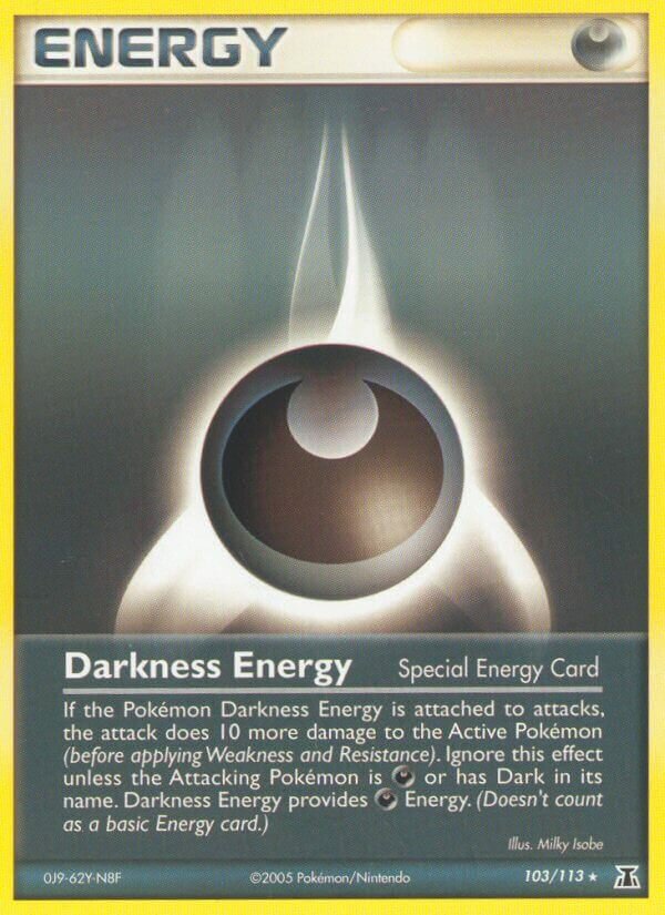 Darkness Energy 103/114 — EX Delta Species (English Pokémon TCG card)
