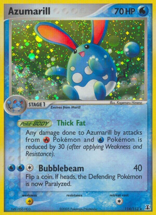Azumarill 114/114 — EX Delta Species (English Pokémon TCG card)