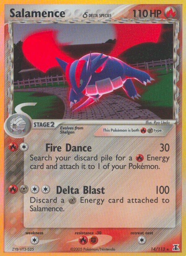 Salamence 014/114 — EX Delta Species (English Pokémon TCG card)
