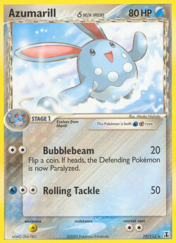 Azumarill 019/114 — EX Delta Species (English Pokémon TCG card)