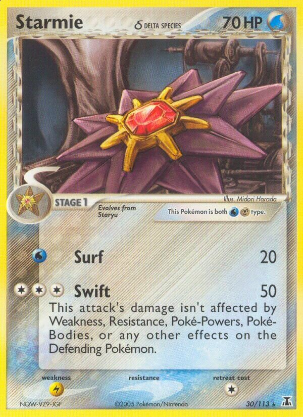 Starmie 030/114 — EX Delta Species (English Pokémon TCG card)