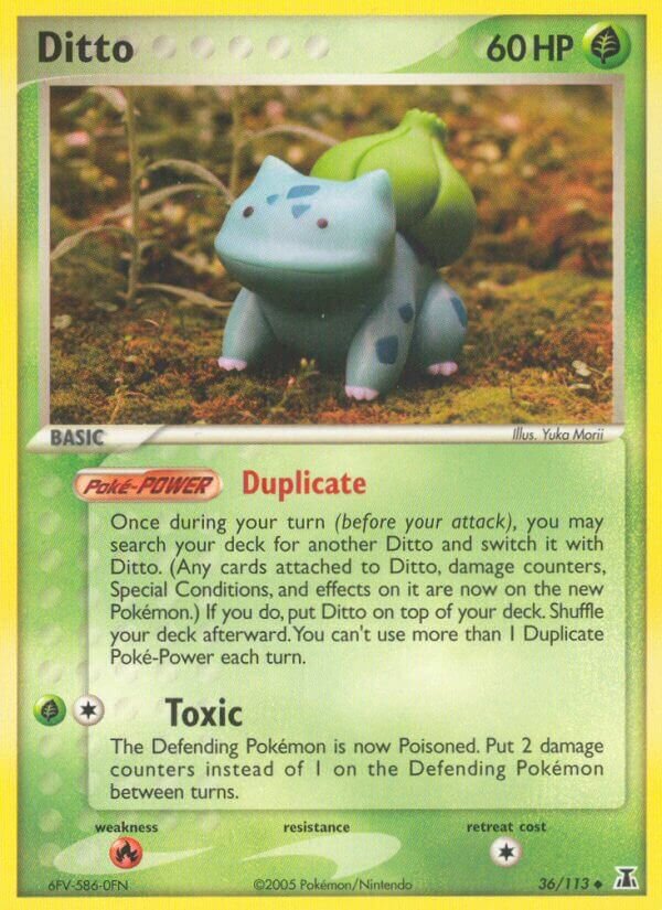 Ditto 036/114 — EX Delta Species (English Pokémon TCG card)