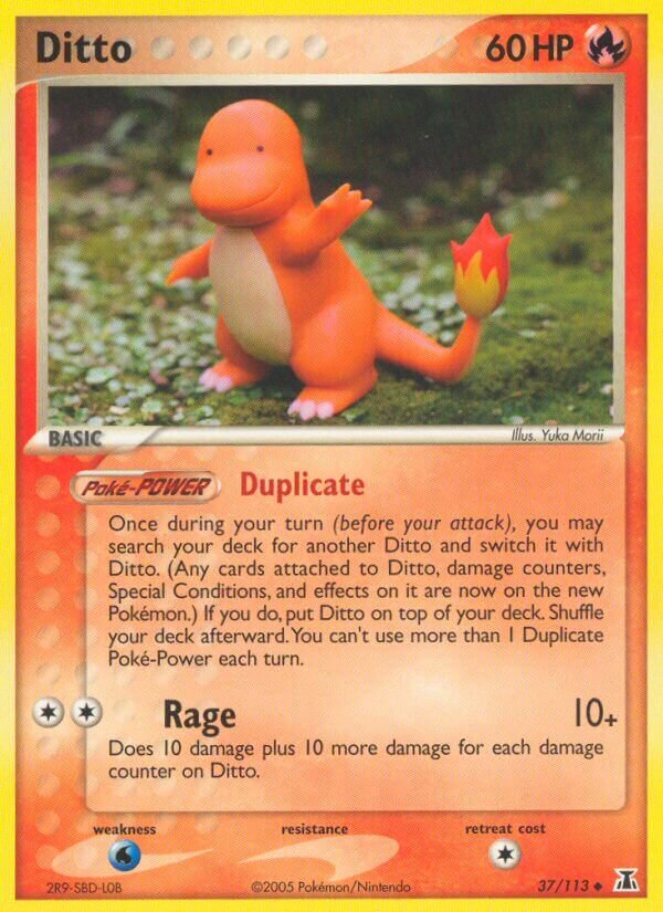 Ditto 037/114 — EX Delta Species (English Pokémon TCG card)