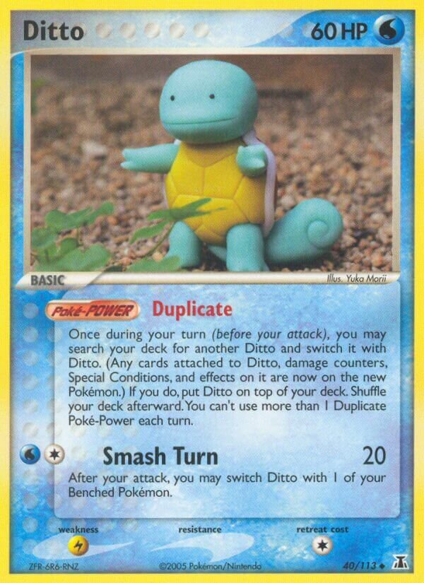 Ditto 040/114 — EX Delta Species (English Pokémon TCG card)