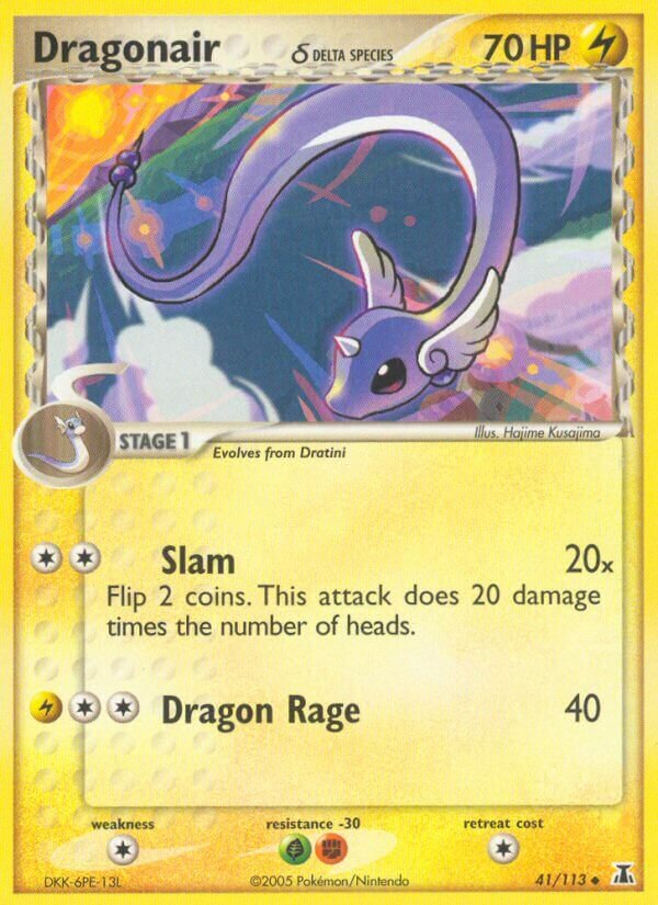 Dragonair 041/114 — EX Delta Species (English Pokémon TCG card)