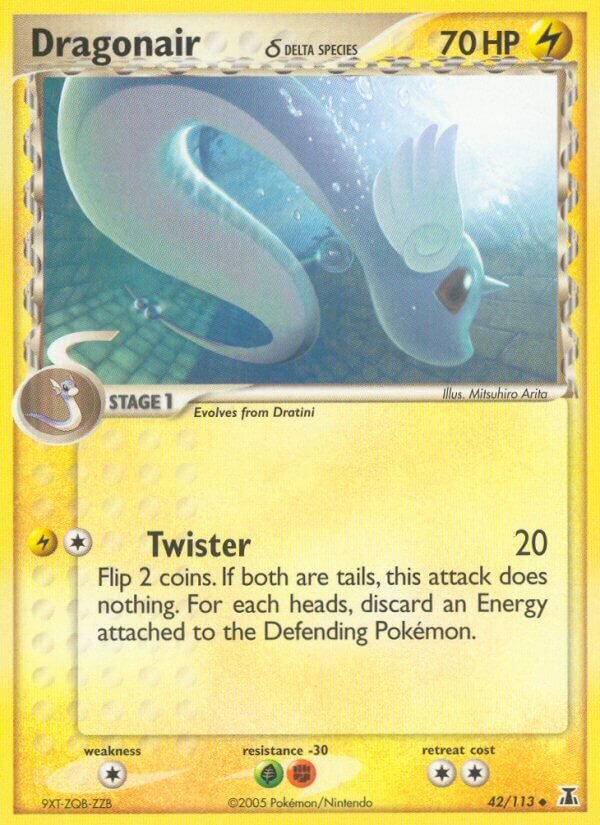 Dragonair 042/114 — EX Delta Species (English Pokémon TCG card)