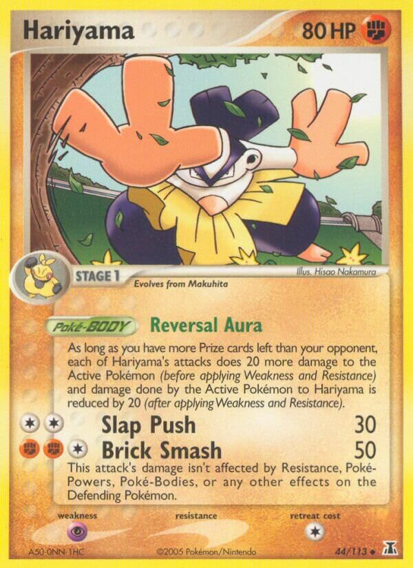 Hariyama 044/114 — EX Delta Species (English Pokémon TCG card)