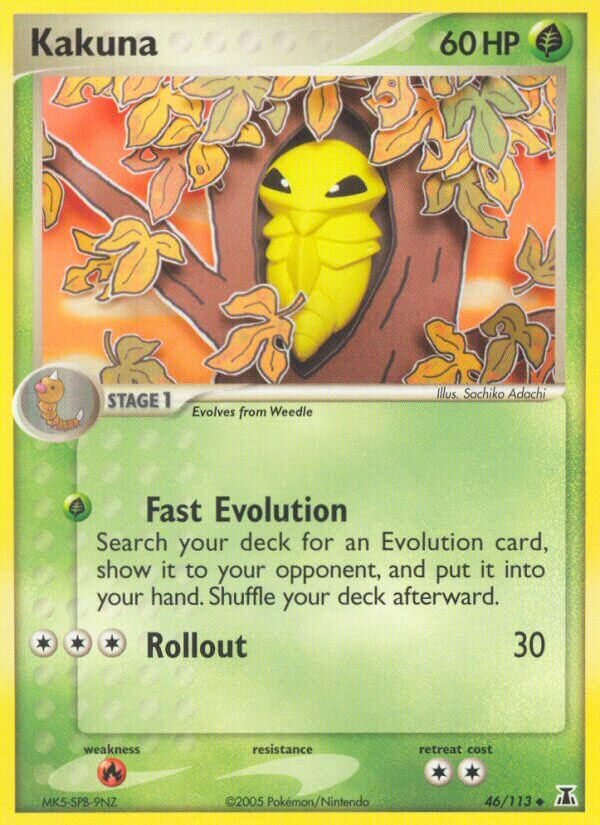 Kakuna 046/114 — EX Delta Species (English Pokémon TCG card)