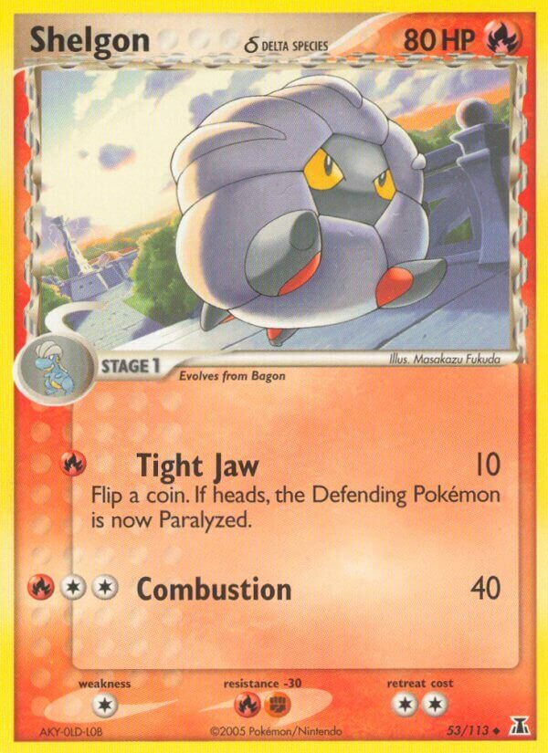 Shelgon 053/114 — EX Delta Species (English Pokémon TCG card)