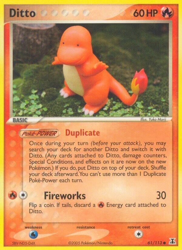 Ditto 061/114 — EX Delta Species (English Pokémon TCG card)