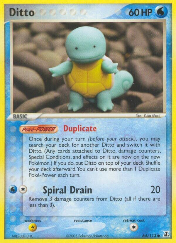 Ditto 064/114 — EX Delta Species (English Pokémon TCG card)