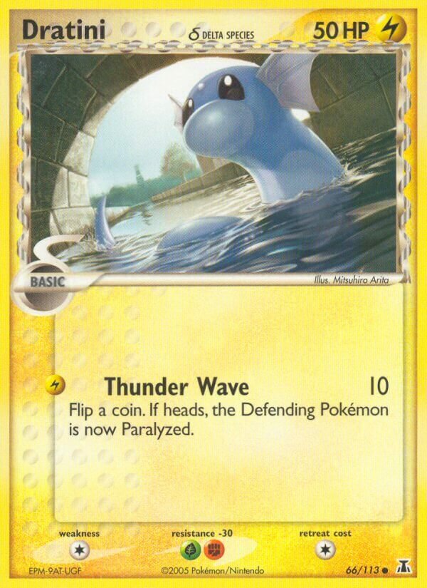 Dratini 066/114 — EX Delta Species (English Pokémon TCG card)